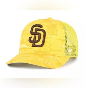 Men's '47 Gold San Diego Padres Fiji Trucker Adjustable Hat NWT